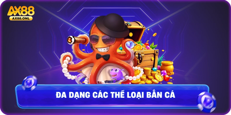 Đa dạng các thể loại bắn cá