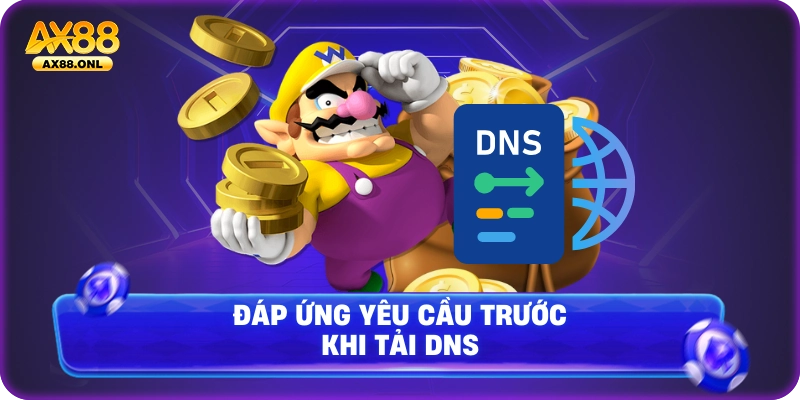 Đáp ứng yêu cầu trước khi tải DSN