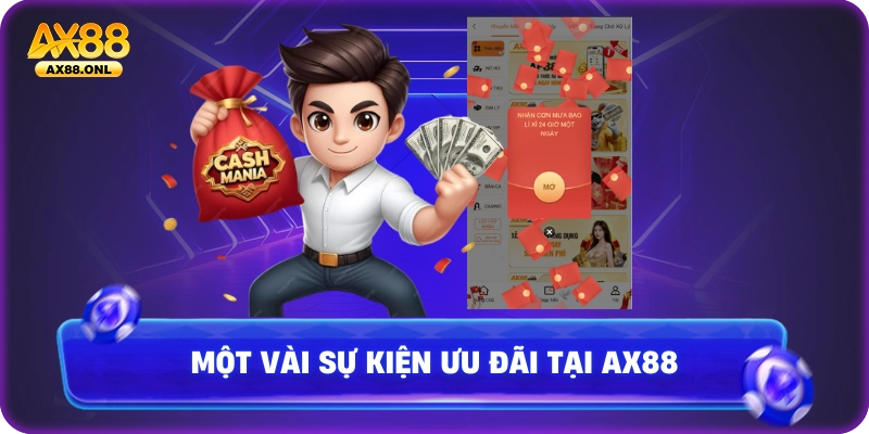 Một vài sự kiện ưu đãi tại Ax88
