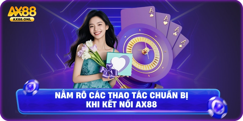 Nắm rõ các thao tác chuẩn bị khi kết nối Ax88